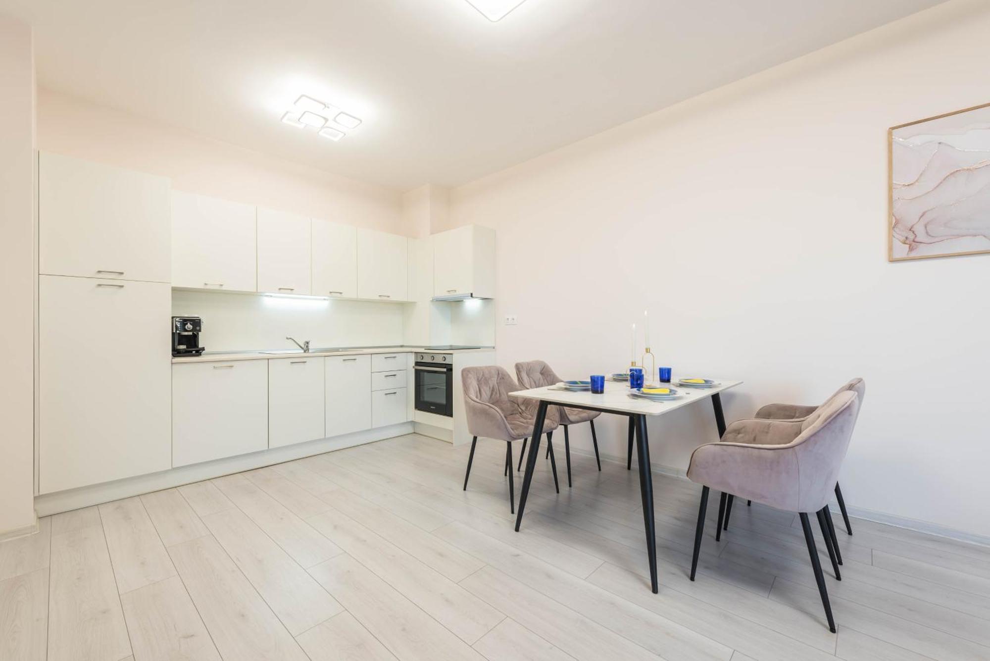 Luxurious And Panoramic Apartments At The Beach In La Mer Complex Golden Sands Bagian luar foto